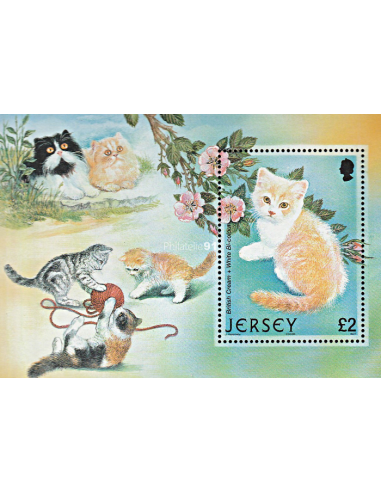 JERSEY - BF n°  43 ** - Faune - Chats...