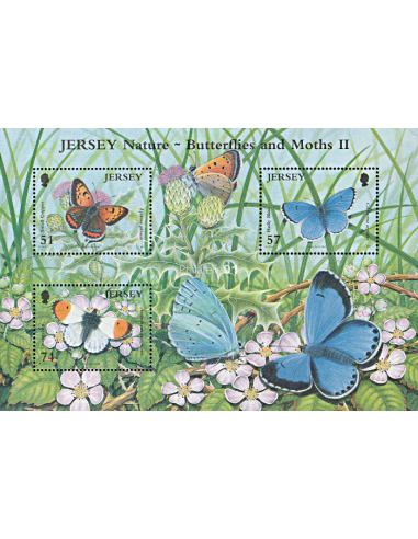 JERSEY - BF n°  71 ** - Papillons (II)