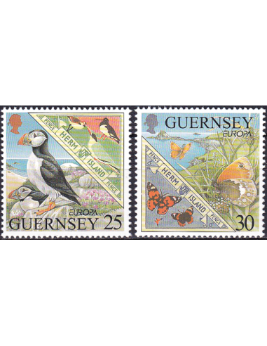 GUERNESEY - n°  820 à 821 ** - Europa...