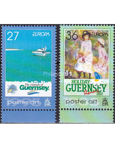 GUERNESEY - n°  977 à 978 ** - Europa...