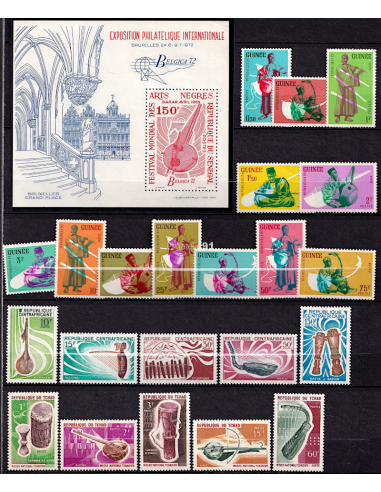Lot de  timbres neufs** - Afrique -...