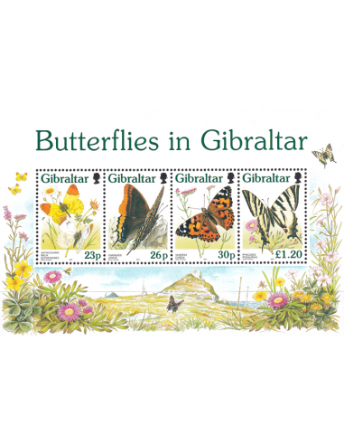 GIBRALTAR - BF n°   26 ** - Papillons