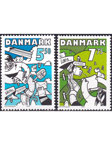 DANEMARK - n° 1504 à 1505 ** - Europa...