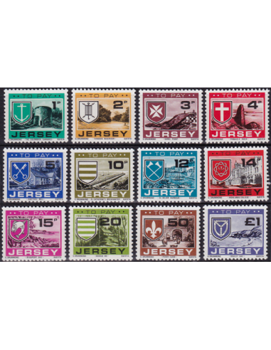 JERSEY - Timbres-Taxe n°   21 à 32 **...
