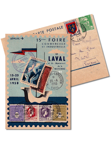France - Carte postale - Foire...