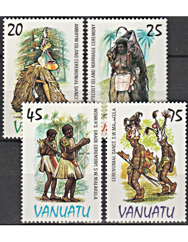 VANUATU -  n°  705 à 708 ** -...