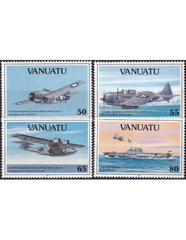 VANUATU -  n°  883 à 886 ** - Avions...