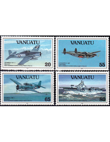 VANUATU -  n°  911 à 914 ** - Avions...
