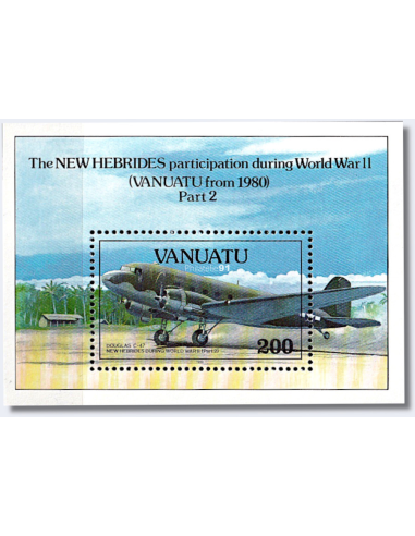 VANUATU - BF n°  21 ** - Avion - Les...