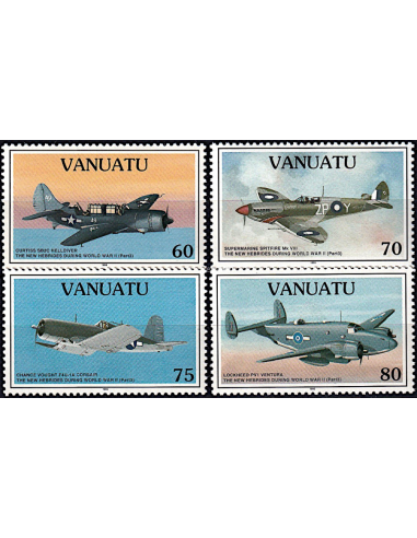 VANUATU -  n°  981 à 984 ** - Avions...