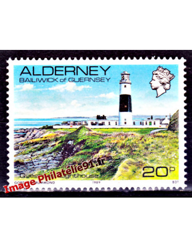ALDERNEY - n°   42 - Le phare Quesnard