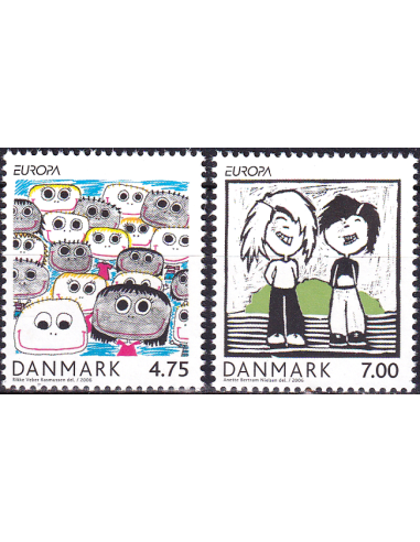 DANEMARK - n° 1447 à 1448 ** - Europa...