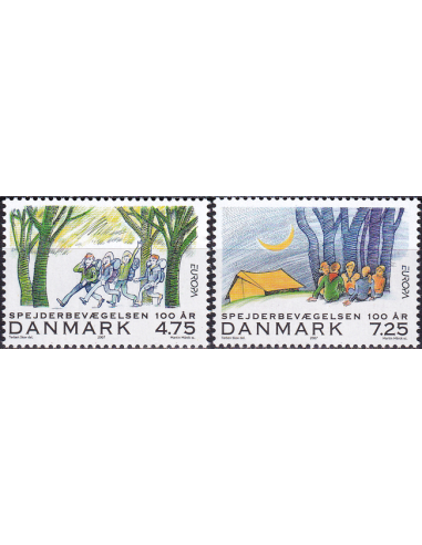 DANEMARK - n° 1473 à 1474 ** - Europa...