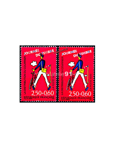 n° 2792 - Facteur - Variété timbre...