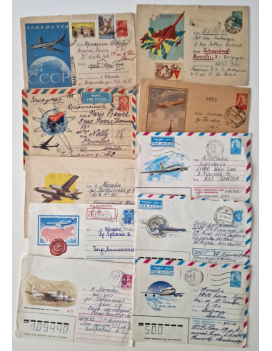 RUSSIE - Lot de 10 Entiers postaux...