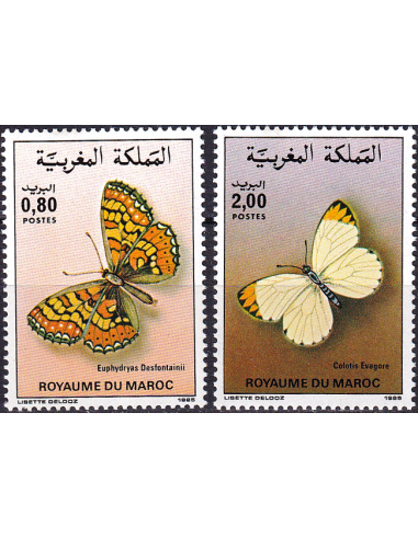 MAROC - n°  996 à 997 ** - Papillons