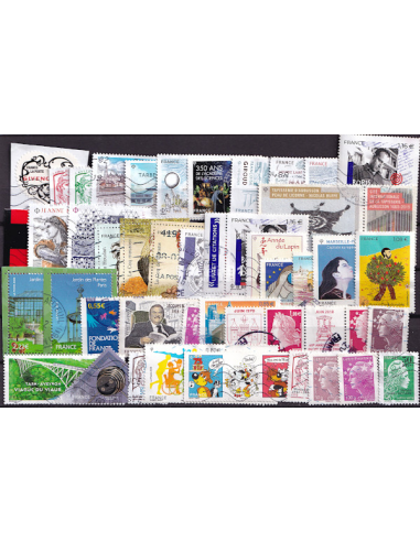 FRANCE - Lot de plus de 40 timbres...
