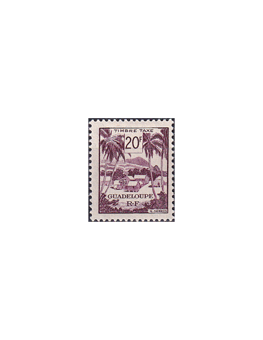 GUADELOUPE - Timbres-Taxe - n°   50 *...