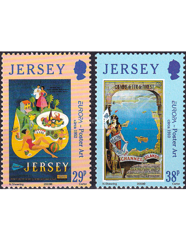 JERSEY - n° 1083 à 1084 ** - Europa...