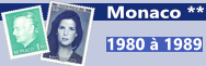Monaco - 1980 à 1989 (n° 1209 à 1704)
