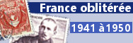 1941 à 1950 (Oblitérés n°470 à 877)