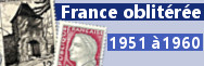 1951 à 1960 (Oblitérés n°878 à 1280)