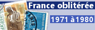 1971 à 1980 (Oblitérés n°1663 à 2117)