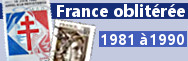 1981 à 1990 (Oblitérés n°2118 à 2675)