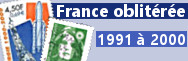 1991 à 2000 (Oblitérés n°2676 à 3366)