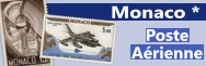 Monaco -  Poste Aérienne charnière